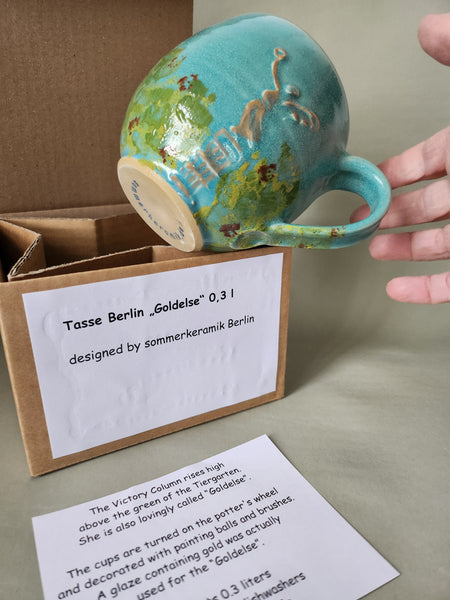 Tasse Berlin "Goldelse" in Geschenkbox