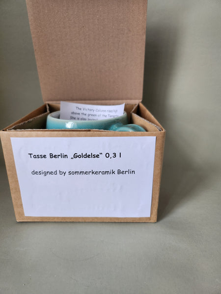 Tasse Berlin "Goldelse" in Geschenkbox