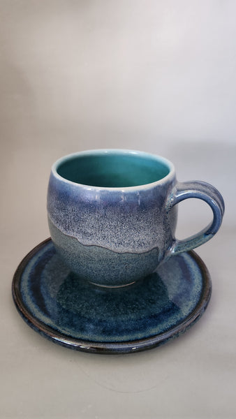 Set Teller rund plus 0,5l Tasse