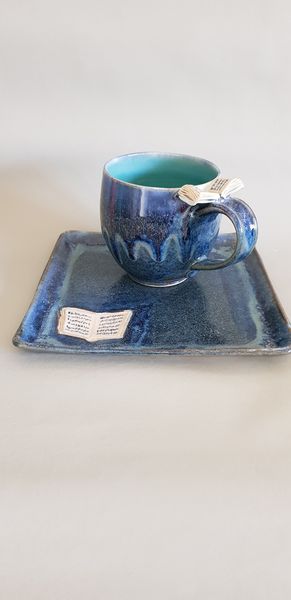 Set Tasse + Teller "Schmökerzeit"