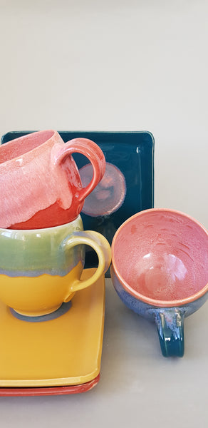 Set "Colormatch" Tasse und Teller