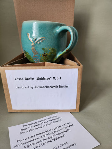 Tasse Berlin "Goldelse" in Geschenkbox