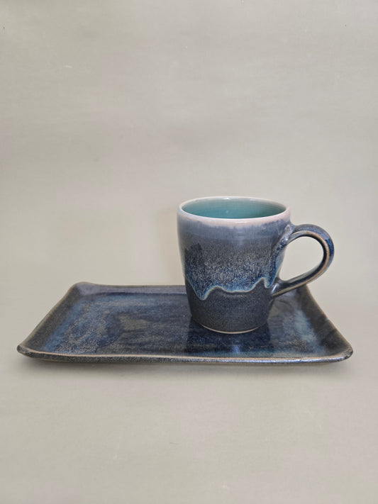 Set Tasse 0,25 l plus Teller Rechteck