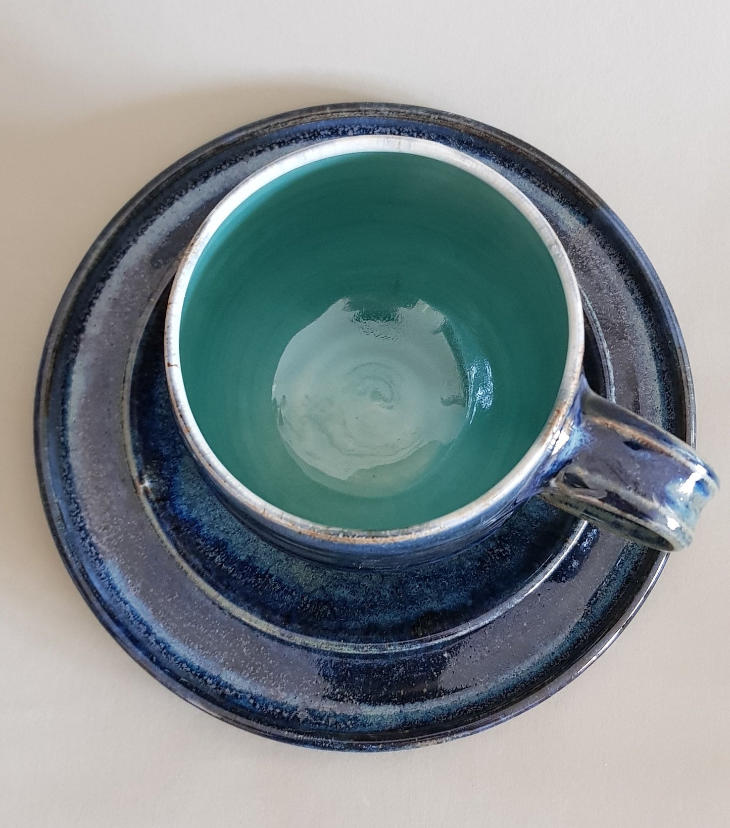 Set Teller mittel mit Unterteller und 0,3 l Tasse